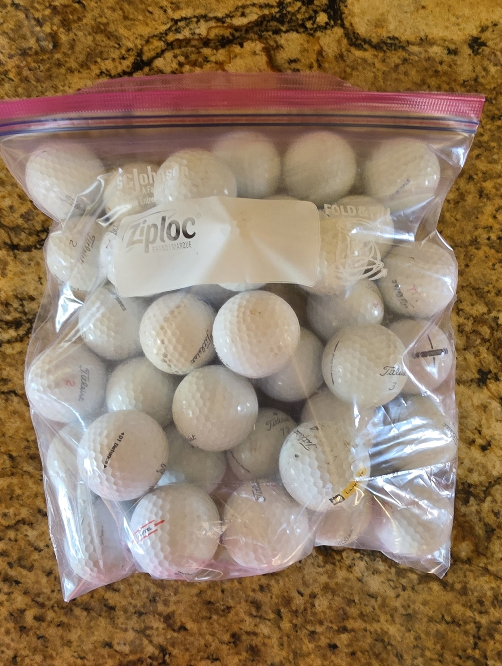 Titleist White Golf Balls - Bag of 36 - EUC